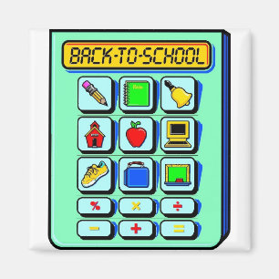 Back To School Calculator Magnet