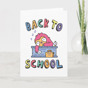 Back to school card