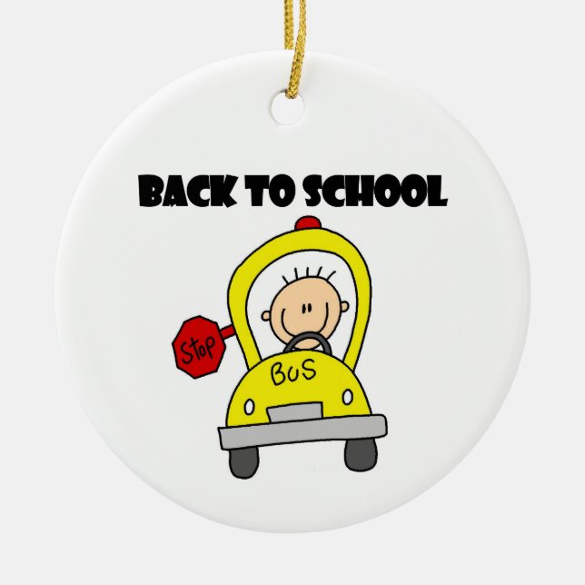 Back to School Ceramic Tree Decoration (Front)