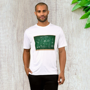 Back To School Chalkboard Mens Active T-Shirt