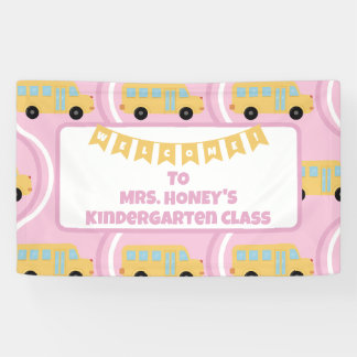 Back to School Classroom Teacher Boho Retro Banner