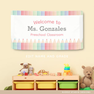  Back to School Classroom Welcome Banner