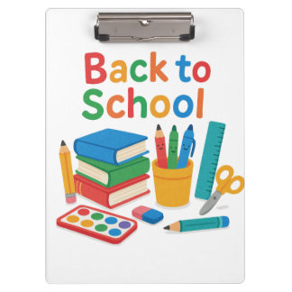 back to school clipboard