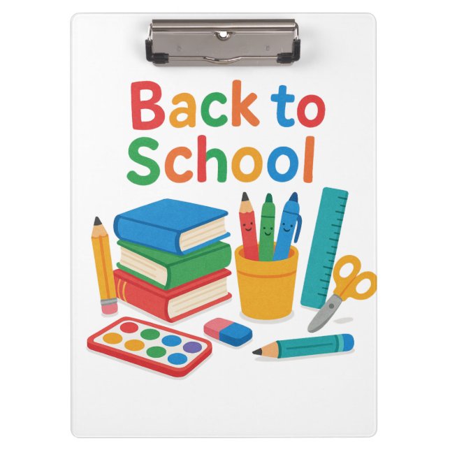 back to school clipboard (Front)