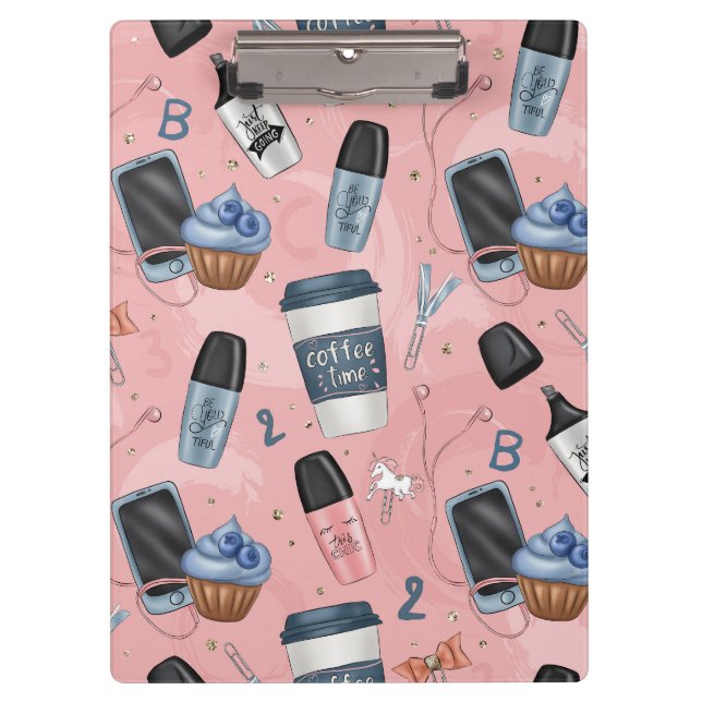 Back-to-School Clipboard for Girls  (Front)