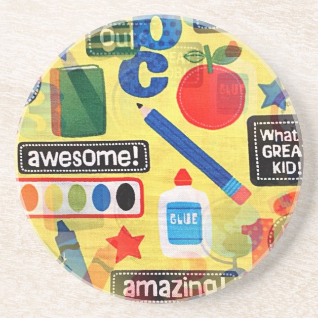 back to school coaster (Front)