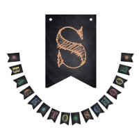 Back to School Coloured Chalkboard Decoration