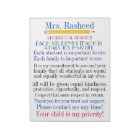 Back to School Commitment to Parents