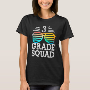 Back To School Cool 3rd Grade Squad Team Graduatio T-Shirt