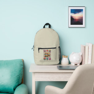 Back to School Coquette Teacher Kindergarten PreK Printed Backpack