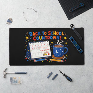 Back to School Countdown Calendar Desk Mat