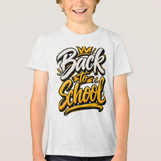 Back to School Crown Script Tri-Blend Shirt