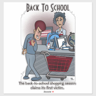 Back To School Custom Cut Windshield Sticker