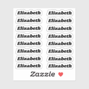 Back to School Custom Multiple Name Stickers
