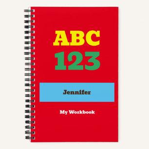 Back to School Custom Name Spiral Notebook