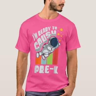 Back To School Cute First Day of PreK Astronaut T-Shirt