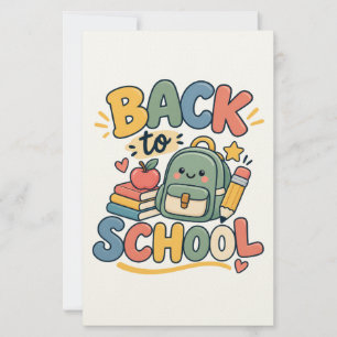 Back to School Cute Kawaii School Supplies Stationery