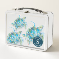 Back To School Cute Kids Sea Turtle