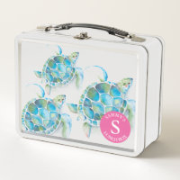 Back To School Cute Kids Sea Turtle