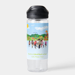 Back to School Cute Kids Student Water Bottle
