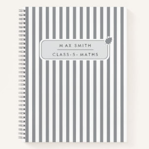 Back to School Days kids custom Spiral Notebook
