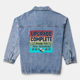 back to school denim jacket