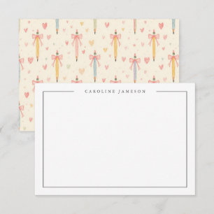 Back to School Educator Teacher's Pencil Card