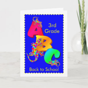 Back To School Encouragement Card for Kids