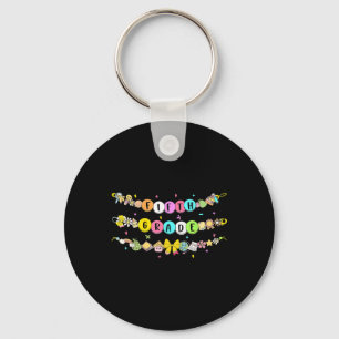 Back To School Fifth Grade Bracelet Teachers Stude Key Ring