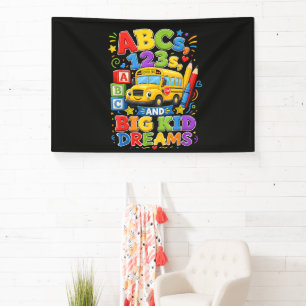 Back to School First Day Big Kid Dreams Banner