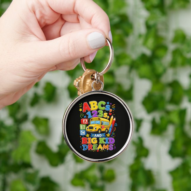 Back to School First Day Big Kid Dreams Key Ring (Hand)