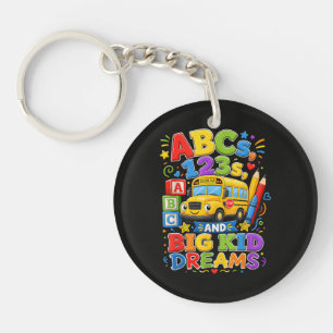 Back to School First Day Big Kid Dreams Key Ring
