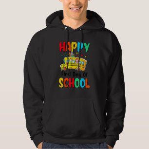 Back To School First Day  Bus Driver Teachers Stud Hoodie