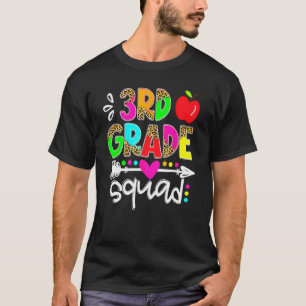 Back To School First Day Of 3rd Grade Squad Teache T-Shirt