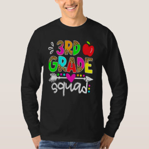 Back To School First Day Of 3rd Grade Squad Teache T-Shirt