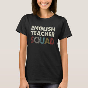 Back To School First Day Of School English Teacher T-Shirt