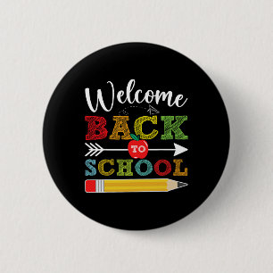 Back To School First Day Of School Teachers  6 Cm Round Badge