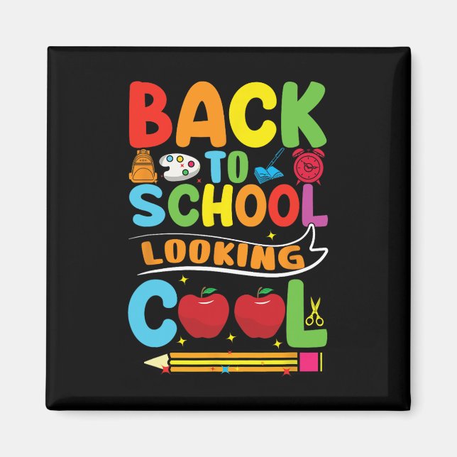 Back To School First Day Of School Teachers Kids  Magnet (Front)