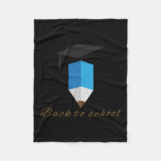Back To School  Fleece Blanket (Front)