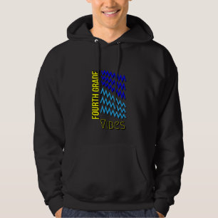 Back To School Fourth Grade Vibes Student Teacher Hoodie