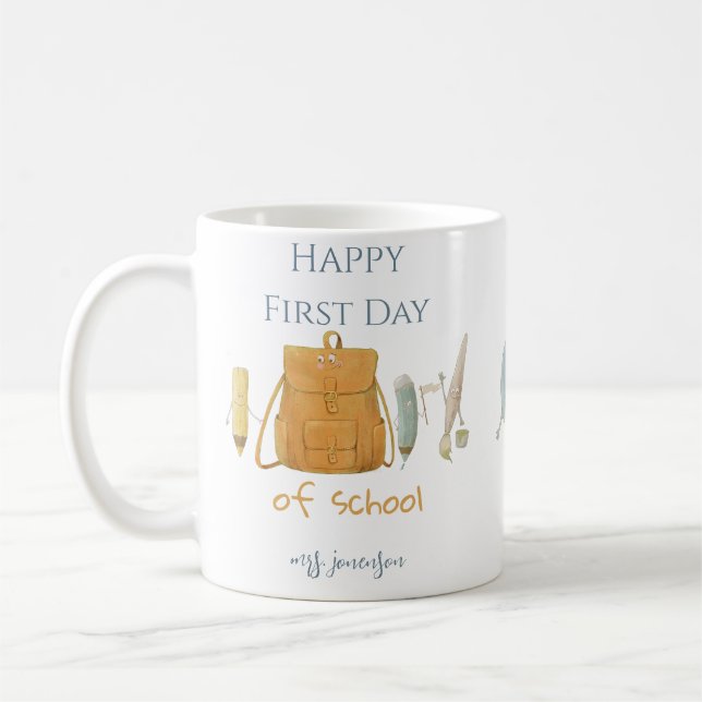 Back to School Friends Coffee Mug (Left)