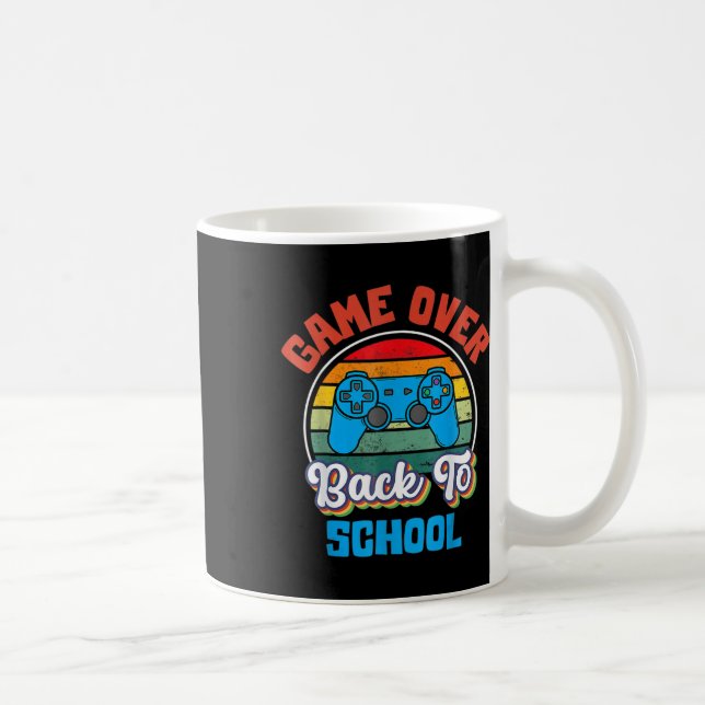 Back to School Fun Game Over Teacher Student Contr Coffee Mug (Right)