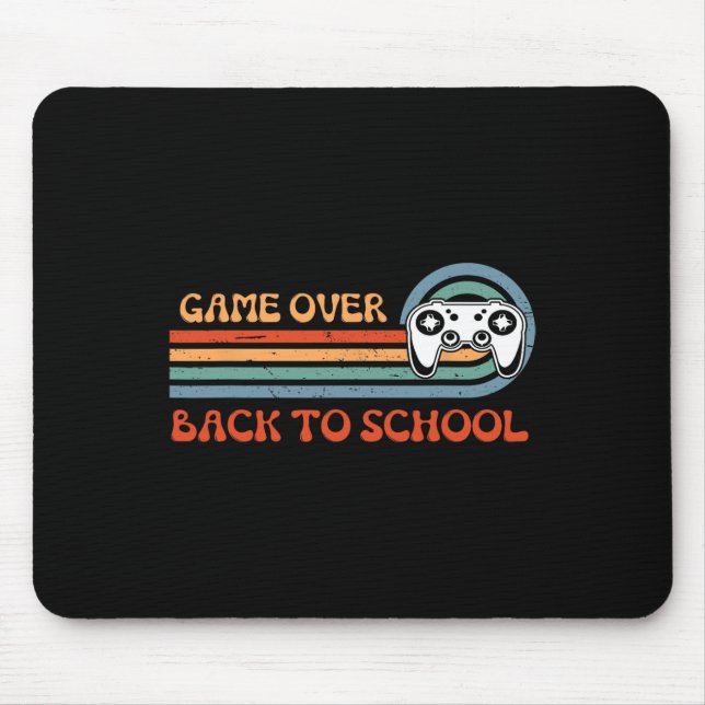 Back To School Fun Game Over Teacher Student Video Mouse Pad (Front)