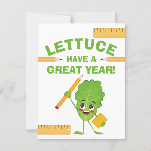 Back to School Funny Food Pun Have a Great Year  Postcard