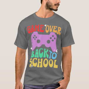 Back to School Funny Game Over Teacher Student (1) T-Shirt