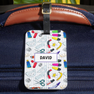 Back to School funny party Luggage Tag