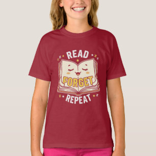 Back to school Funny Sleepy Book Student T-Shirt