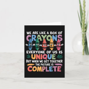 Back To School Funny Teacher We Are Like A Box Of  Card