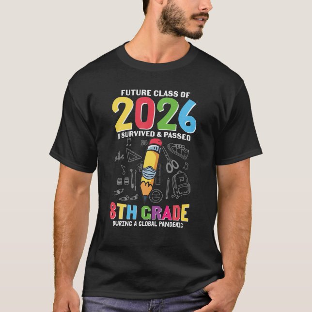 Back To School Future Class Of 2026 Students Funny T-Shirt (Front)