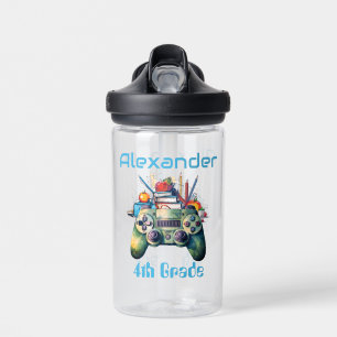 Back To School Game Water Bottle